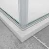 B:90xT:80x197cm 180°Falttür Nano+ESG Glas Eckeinstieg Produktbild-Vorschau 8