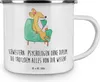 Mr. & Mrs. Panda Emaille Tasse Schwestern Psychologen - Produktbild-Vorschau 3