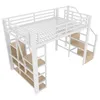 Flieks Etagenbett 140x200cm mit Regal, Kinderbett Produktbild-Vorschau 9