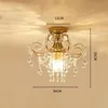 Kronleuchter, Kristalldeckenleuchten, goldene LED Produktbild-Vorschau 5