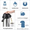 Pumpkanne Edelstahl 2,2 l 15x15x33,8cm 1200g Produktbild-Vorschau 9