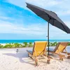 Sonnenschirm Ø300 cm UPF 50+ beidseitig um 30° knickbar Produktbild-Vorschau 2