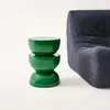 Tavolino in metallo effetto glassy, 46,5cm, Verde scuro Anteprima dell’immagine prodotto 4