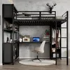 Flieks Lit superposé 140x200cm avec bureau et étagère, lit Voir les images du produit 2