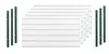 10m Stabmattenzaun Set grün Höhe 75 cm - 5 Matten & 6 Produktbild-Vorschau 3