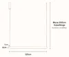 LUMIÈRE Design Závesná Lampa 'Cera' LED stmievateľná Up- & Náhľad obrázku produktu 5