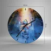 Wanduhr - Rund - Glasuhr - Astronaut Licht Kosmos - 40x40cm Produktbild-Vorschau 3