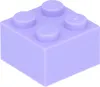 Lego® 2x2 Stein 3003 - 50 Stück Lavendel Produktbild-Vorschau 1