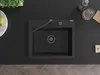 Mexen Oscar Granitspüle 1 Becken 580 x 490 mm, schwarz, Produktbild-Vorschau 4