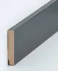 Sockelleiste MDF 16 x 80 x 2500 mm Grau zum Kleben, Produktbild-Vorschau 1