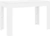 vidaXL Stół do jadalni biały 120x60x76 cm materiał Podgląd zdjęcia produktu 1