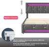 Bett (160 x 200 cm) mit 4 Schubladen, LED-Beleuchtung und Produktbild-Vorschau 5