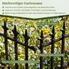COSTWAY 5 Stück Gartenzaun dekorativ, Steckzaun Metall, Produktbild-Vorschau 3