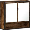 vidaXL Koupelnová zrcadlová skříňka kouřový dub 65x20x60 cm Náhled obrázku produktu 1