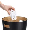 ZELLER Papierkorb schwarz 25x30cm Produktbild-Vorschau 3