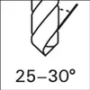 Spiralbohrer DIN340 HSS rollgewalzt Typ N 1,5mm FORTIS Produktbild-Vorschau 7