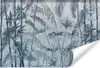 Muralo Vlies Fototapete blaue BLÄTTER Beton tropische Produktbild-Vorschau 1