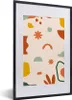 MuchoWow® Gerahmtes Poster Design - Sommer - Abstrakt 40x60 Produktbild-Vorschau 1