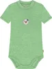 normani Baby Kurzarm Body aus 100 % -Wolle mit Druckknopf Produktbild-Vorschau 1