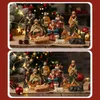 Krippenfiguren Set 10-teilig Weihnachtskrippe handbemalt Produktbild-Vorschau 6
