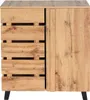 Komoda HWC-M46, kredens kredens wysoki, 2 drzwi 88x80x34cm, Podgląd zdjęcia produktu 3