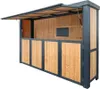 Grillhaus Konsta groß 343 x 102 cm natur-anthrazit Produktbild-Vorschau 7