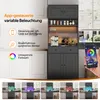 Armoire de cuisine Merax avec éclairage LED, meuble haut Voir les images du produit 10