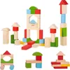 Blocchi di legno classici per bambini, 50 pezzi Anteprima dell’immagine prodotto 3