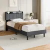 INONEFT Boxspringbett Polsterbett 90x200 mit LED & Produktbild-Vorschau 9