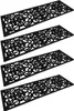 4x Gummi Stufenmatten Gussoptik 75x25cm Treppenschoner Produktbild-Vorschau 1