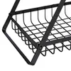 Relaxdays Obstkorb Etagere 2-stöckig, Obstschale für die Produktbild-Vorschau 8