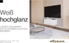 HAJDUK-MÖBEL Lowboard Hängend Hochglanz Weiß 90x35x40 cm TV Produktbild-Vorschau 3