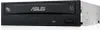 A black ASUS optical drive is shown from the front and slightly to the side, with its internal metal casing visible on the right. Podgląd zdjęcia produktu