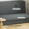 HOMCOM Bodensofa 3-in-1 Klappbar Schlafsofa mit Samtoptik Produktbild-Vorschau 5