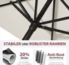 Sekey Sonnenschirm Balkon 200 x 125 cm Rechteckig Produktbild-Vorschau 4