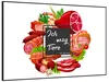 Wallario Wandbild Ich mag Tiere - Fleisch, Größe: 61 x Produktbild-Vorschau 2