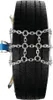 A tire with snow chains attached. Produktbild-Vorschau