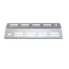 A stainless steel grill heat plate with cutouts. Produktbild-Vorschau