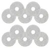A top-down view of multiple circular mop pads arranged in two rows. Produktbild-Vorschau