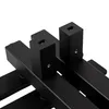 Schulte Badheizkörper IGNIS, 140x50 cm, Schwarz, Anschluss Produktbild-Vorschau 4