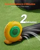 SucceBuy Aufblasbares Fußball-Dartboard 2,44 m mit 9 Produktbild-Vorschau 3