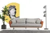 Zweisitzer Sofa 2 Sitzer Stoff Orange Modern Design Produktbild-Vorschau 10