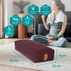 #DoYourYoga Yoga-Bolster Paravati - gefüllt mit Dinkelspelz Produktbild-Vorschau 3