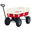 vidaXL Chariot à main 150 kg rouge Voir les images du produit 1