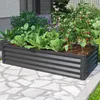 PRIMEYARD Carré potager surélevé LUCA, acier, anthracite Voir les images du produit 2