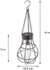 Ekologická solární závěsná lampa pro venkovní použití Náhled obrázku produktu 5