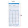 A time card with a grid for recording employee attendance. Náhled obrázku produktu