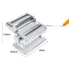 Nudelmaschine Einstellbarer Manuell Pastamaschine Silber Produktbild-Vorschau 5