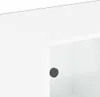 vidaXL Bibliothèque avec portes blanc 204x37x75 cm Bois Voir les images du produit 8