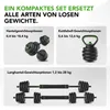 Tunturi Hantel- und Kurzhanteln Vinyl - Hantelset 28 kg - Produktbild-Vorschau 5